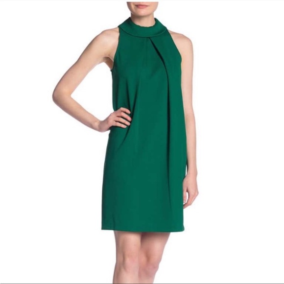 Trina Turk Dresses & Skirts - Trina Turk Emerald Straight Up Diamond Ponte Shift Dress